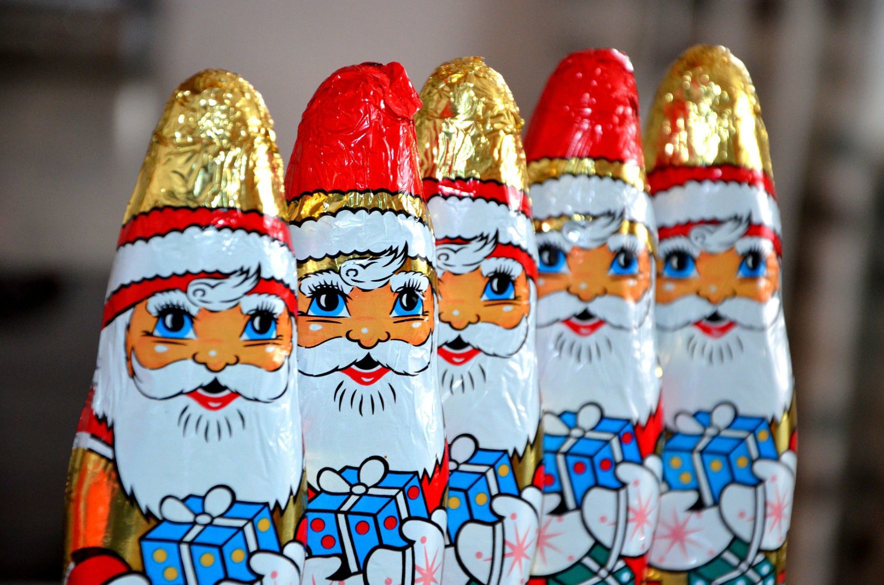 Chocolate Santas